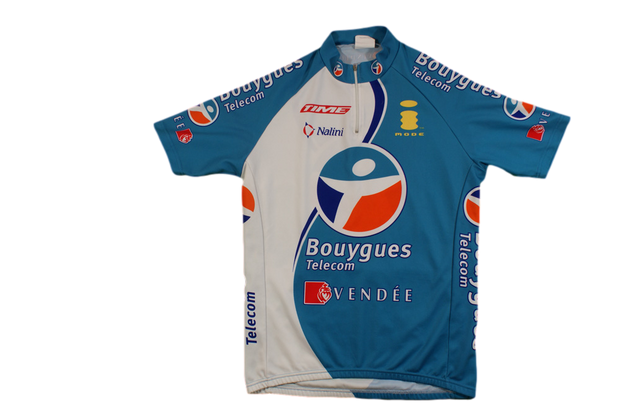 Maillot vélo rétro Nalini Bouygues Telecom Time Mode