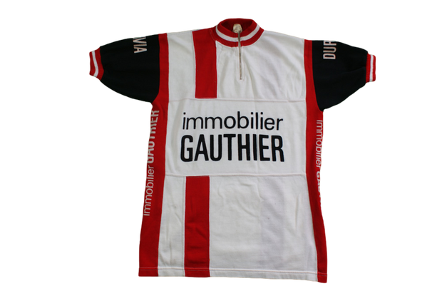 Maillot cyclisme vintage Campitello Immobilier Gauthier