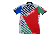 Maillot cyclisme vintage Santini Toshiba