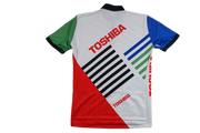 Maillot cyclisme vintage Santini Toshiba