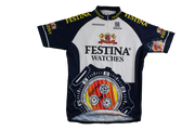 Maillot cyclisme vintage Sibille Festina Peugeot