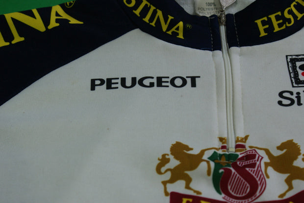 Maillot cyclisme vintage Sibille Festina Peugeot