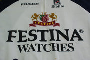 Maillot cyclisme vintage Sibille Festina Peugeot