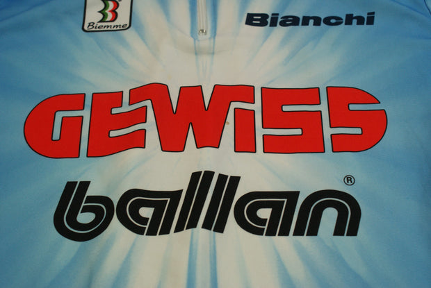 Maillot vélo rétro Biemme Gewiss Bianchi