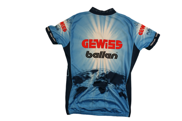 Maillot vélo rétro Biemme Gewiss Bianchi