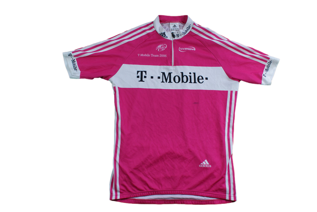 Maillot vélo rétro Adidas T.Mobile