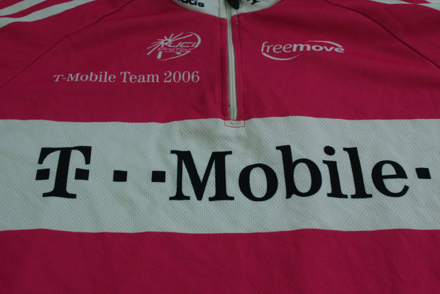 Maillot vélo rétro Adidas T.Mobile