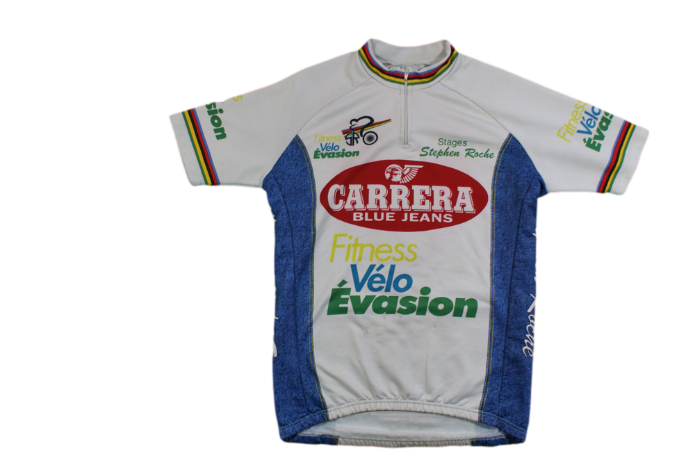 Maillot vélo vintage Carrera Fitness vélo évasion
