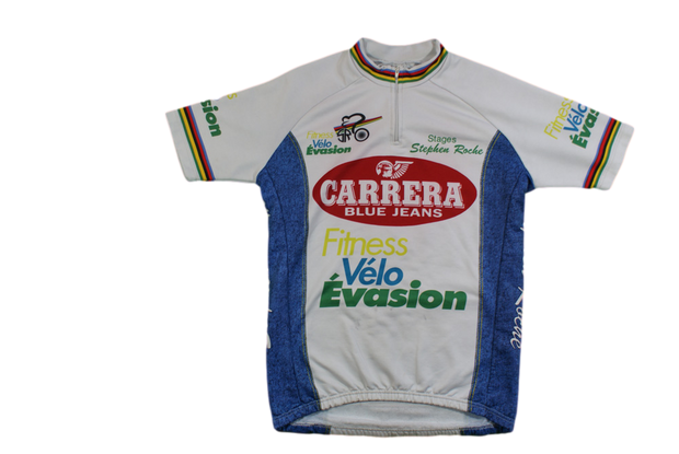 Maillot vélo vintage Carrera Fitness vélo évasion