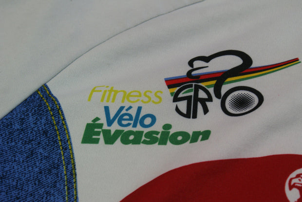 Maillot vélo vintage Carrera Fitness vélo évasion