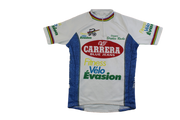 Maillot cyclisme vintage Carrera Fitness vélo évasion