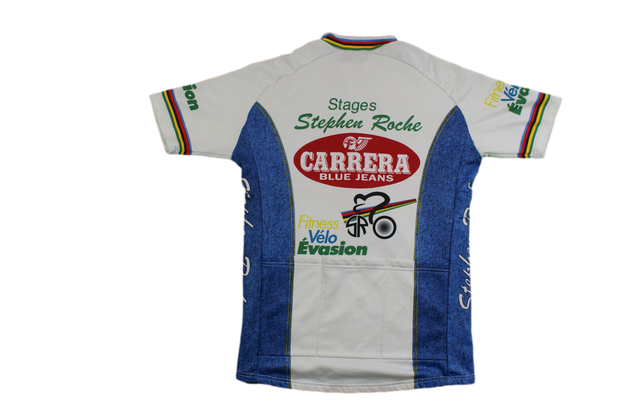 Maillot cyclisme vintage Carrera Fitness vélo évasion