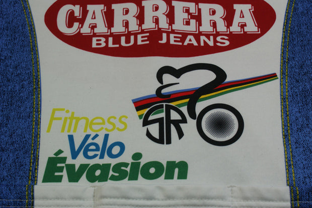 Maillot cyclisme vintage Carrera Fitness vélo évasion