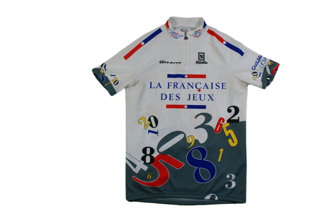 Maillot vélo vintage Sibille Française des jeux Gitane