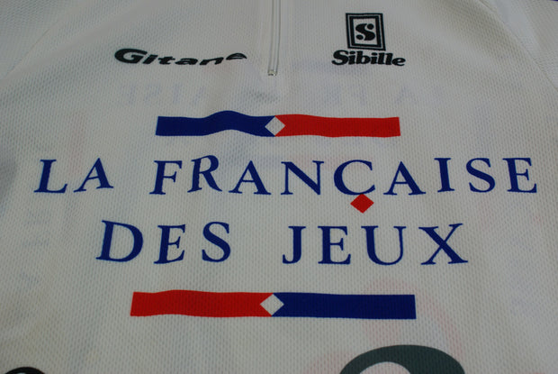 Maillot vélo vintage Sibille Française des jeux Gitane