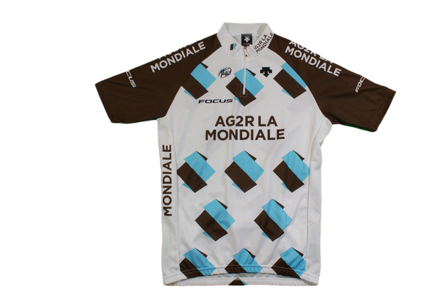 Maillot vélo rétro Descente AG2R la Mondiale Focus UCL