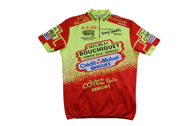 Maillot vélo rétro Crédit Mutuel Bierne