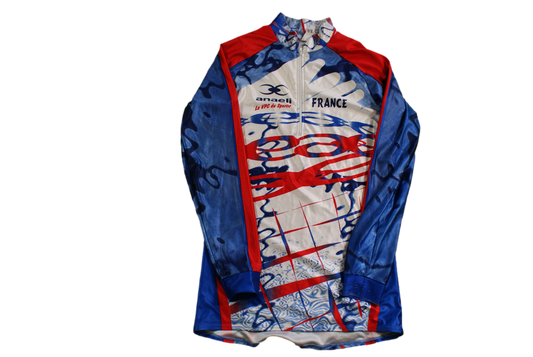 Maillot vélo rétro France Anaeli