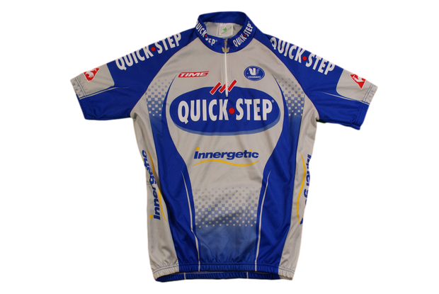 Maillot vélo vintage Vermarc Quick Step Time Innergetic Le coq sportif