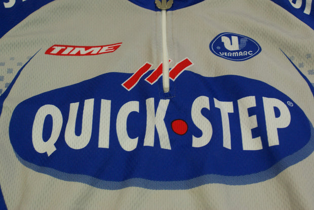 Maillot vélo vintage Vermarc Quick Step Time Innergetic Le coq sportif