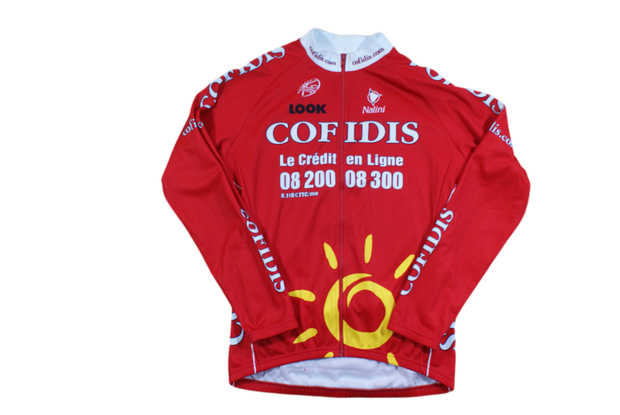 Veste vélo vintage Nalini Cofidis UCI Look