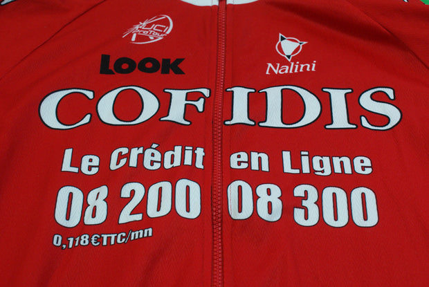 Veste vélo vintage Nalini Cofidis UCI Look