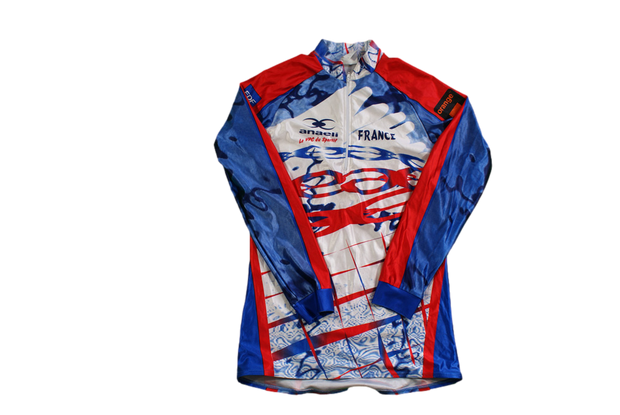 Maillot vélo rétro France Anaeli