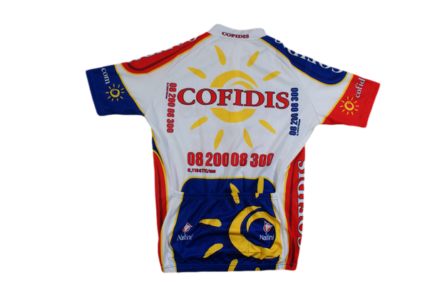 Maillot vélo vintage Nalini Cofidis UCI Wilier