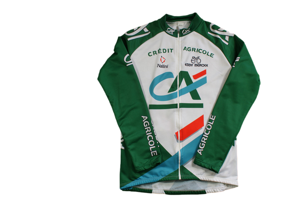 Veste cyclisme vintage Nalini Crédit Agricole Eddy Merckx