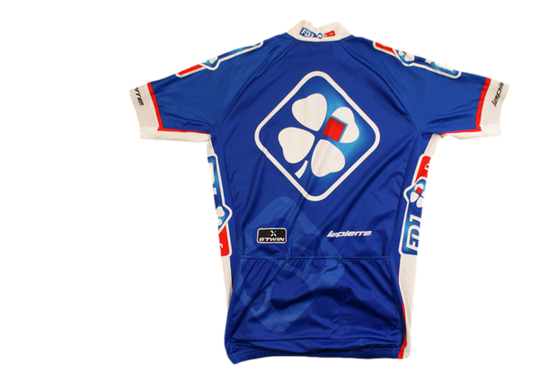 Maillot vélo vintage Decathlon Française des jeux Lapierre b'Twin UCI