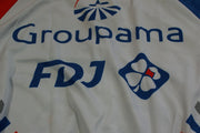 Maillot cyclisme vintage Coolmax Française des jeux Groupama UCI Lapierre