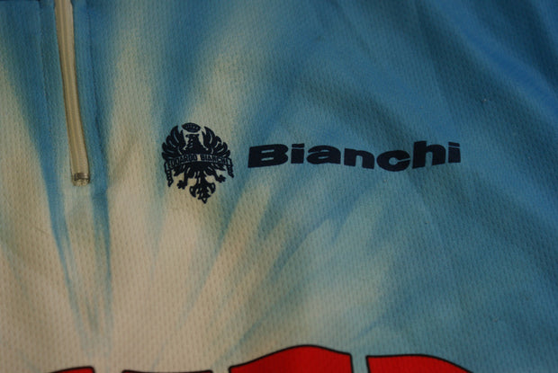 Maillot vélo rétro Biemme Gewiss Bianchi Playbus