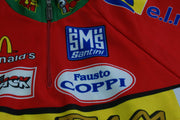 Maillot cyclisme vintage Santini Polti McDonald's