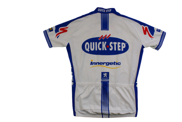 Maillot vélo vintage Vermarc Quick Step UCI Innergetic Projob Peugeot