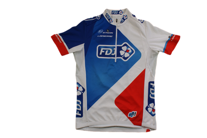 Maillot vélo vintage Française des jeux Lapierre UCI b'Twin