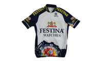 Maillot vélo rétro Sibille Festina