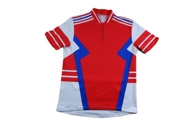 Maillot vélo rétro manches courtes