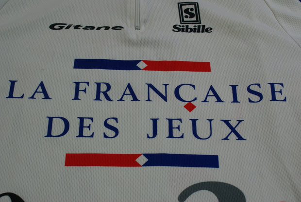 Maillot vélo vintage Sibille Française des jeux Gitane Coolmax