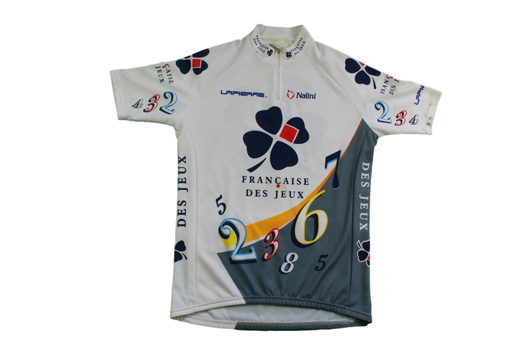Maillot cyclisme vintage Nalini Française des jeux Lapierre