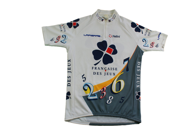 Maillot cyclisme vintage Nalini Française des jeux Lapierre