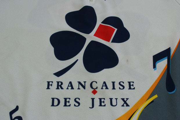 Maillot cyclisme vintage Nalini Française des jeux Lapierre Maillot cyclisme vintage Nalini Française des jeux Lapierre
