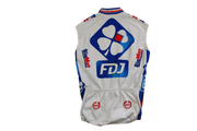 Veste vélo rétro sans manches Moa Française des jeux Lapierre UCI Bigmat