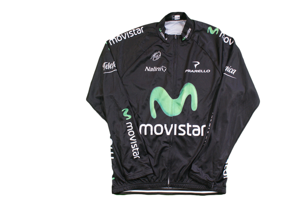 Veste vélo vintage Nalini Movistar UCI Pinarello