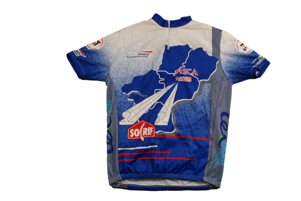 Maillot vélo rétro SNCF ASCA Angers