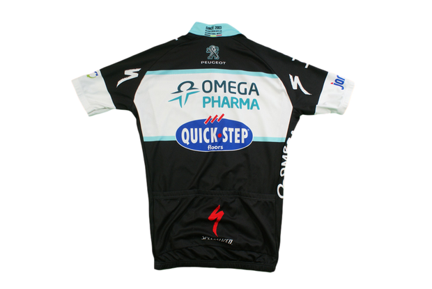 Maillot vélo vintage Vermarc Omega Pharma Quick Step Renson Latexco