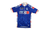 Maillot vélo rétro b'Twin Française des jeux UCI Lapierre Le bleuet de France