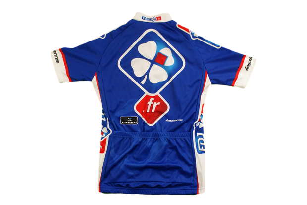 Maillot vélo rétro b'Twin Française des jeux UCI Lapierre Le bleuet de France