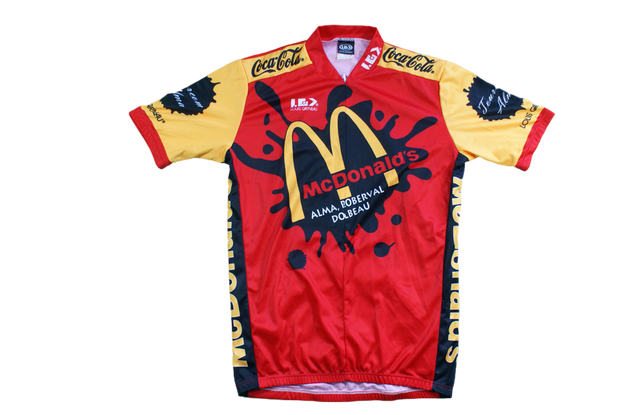 Maillot vélo rétro Louis Garneau McDonald's
