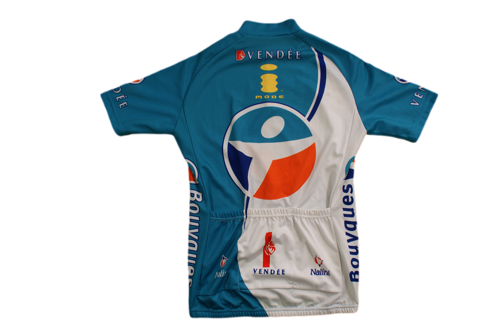 Maillot vélo rétro Nalini Bouygues Telecom Mode Time UCI