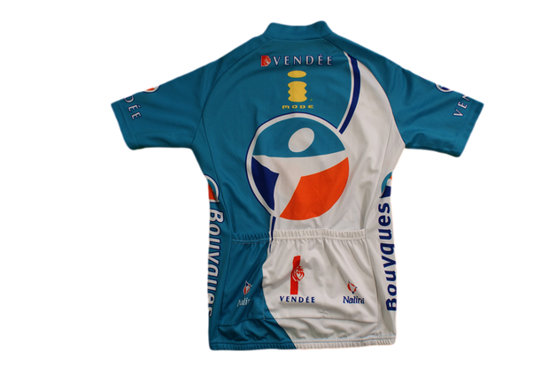 Maillot vélo rétro Nalini Bouygues Telecom Mode Time UCI